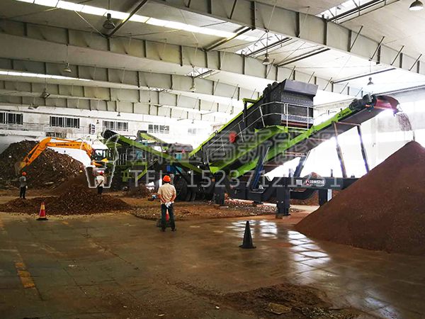 浙江·舟山市——輪胎式移動破碎站實現(xiàn)建筑垃